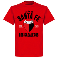 Colon de Santa Fe Established T-Shirt - Red - XXXXL