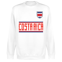 Costa Rica Team KIDS Sweatshirt - White - 10 Years