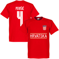 Croatia Perisic 4 Team KIDS T-shirt - Red - 12 Years