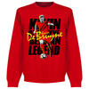 De Bruyne Belgium Legend KIDS Sweatshirt - Red - 6 Years