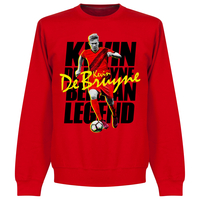 De Bruyne Belgium Legend KIDS Sweatshirt - Red - 6 Years