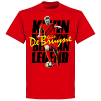 De Bruyne Belgium Legend KIDS T-shirt - Red - 10 Years