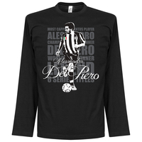 Del Piero Legend Long Sleeve T-shirt - Black - XXL