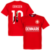 Denmark Eriksen 10 Gallery Team T-Shirt - Red - XL