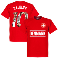 Denmark P. Elkjaer 10 Gallery Team T-Shirt - Red - XXL