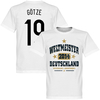 Deutschland Weltmeister Götze T-Shirt - White - XXL