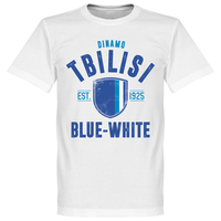 Dinamo Tbilisi Established T-Shirt - White - XXXXL
