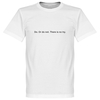 Do or Do Not,  There is no Try T-Shirt - White - XXL