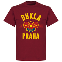 Dukla Praha Established T-Shirt - Chilli Red - XXL