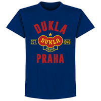 Dukla Praha Established T-Shirt - Ultramarine - XXL