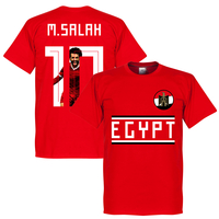Egypt M. Salah 10 Gallery Team T-Shirt - Red - XXL