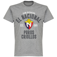 El Nacional Established T-shirt - Grey Marl - XXXXL