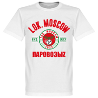Lokomotive Moscow Established T-Shirt - White - 5XL