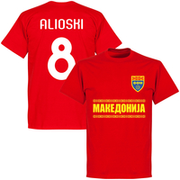 Macedonia Alioshi 8 Team KIDS T-shirt - Red - 2 Years