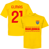Macedonia Elmas 21 Team KIDS T-shirt - Yellow - 12 Years