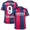 Macron Bologna Home Arnautović 9 Authentic Matchday Shirt 2022-2023 (Official Printing) - S