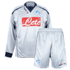 Macron Napoli Junior Summer Camp L/S GK Shirt + Shorts Set 2014-2015 - M