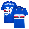 Macron Sampdoria Home Damsgaard 38 Match Shirt 2021-2022 (Official Printing) - M