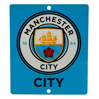 Man City Square Window Metal Sign (14x12cm Approx)