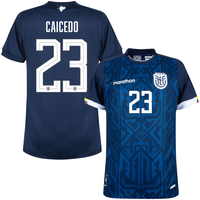 Marathon Ecuador Away Authentic Caicedo 23 Shirt 2022-2023 (Fan Style Printing) - S