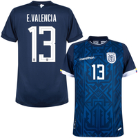 Marathon Ecuador Away Authentic E.Valencia 13 Shirt 2022-2023 (Fan Style Printing)