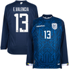 Marathon Ecuador Away L/S E.Valencia 13 Shirt 2022-2023 (Fan Style Printing) - L