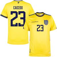Marathon Ecuador Home Authentic Caicedo 23 Shirt 2022-2023 (Fan Style Printing) - L