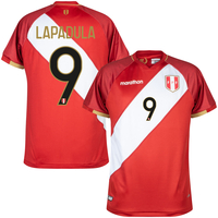 Marathon Peru Away WC Qualifiers Lapadula 9 Shirt 2020-2022 (Fan Style Printing)