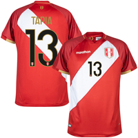 Marathon Peru Away WC Qualifiers Tapia 13 Shirt 2020-2022 (Fan Style Printing) - L