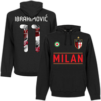 Milan Team Ibrahimović 11 Gallery KIDS Hoodie - Black - 10 Years