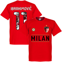 Milan Team Ibrahimović 11 Gallery KIDS T-shirt - Red - 2 Years