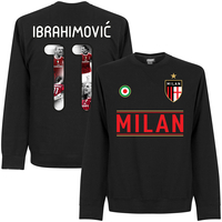 Milan Team Ibrahimović 11 Gallery Sweatshirt - Black - XXXL