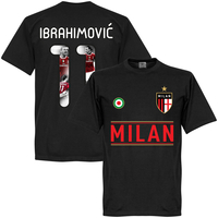 Milan Team Ibrahimović 11 Gallery T-shirt - Black - 5XL
