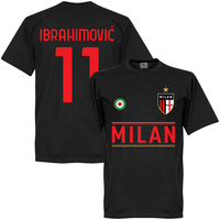 Milan Team Ibrahimović 11 KIDS T-shirt - Black - 2 Years