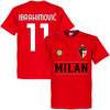Milan Team Ibrahimović 11 KIDS T-shirt - Red - 8 Years