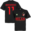 Milan Team Ibrahimović 11 T-shirt - Black - XXXXL