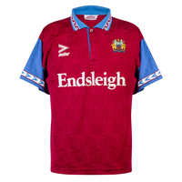 Mitre Burnley 1993-1995 Home Shirt - USED Condition (Fair) - Size XL