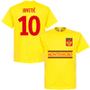 Montenegro Jovetic 10 Team T-Shirt - Yellow - XXXL