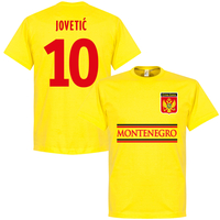 Montenegro Jovetic 10 Team T-Shirt - Yellow - XXXL