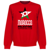 Morocco Palestine Supporters Club Sweatshirt - Red - L