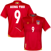 Myanmar Home Aung Thu 9 Shirt 2017 2018 (Fan Style Printing)
