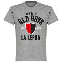 Newells Old Boys Established T-Shirt - Grey - XXXL
