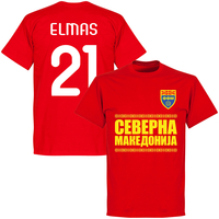North Macedonia Elmas 21 Team T-Shirt - Red - XXXXL