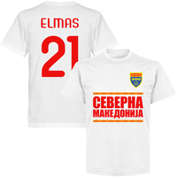 North Macedonia Elmas 21 Team T-shirt - White - 5XL