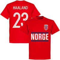 Norway Haaland 23 Team KIDS T-Shirt - Red - 10 Years