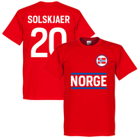Norway Solskjaer 20 Team KIDS T-Shirt - Red - 2 Years
