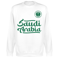 Saudi Arabia Team KIDS Sweatshirt - White - 8 Years