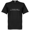 The Ability To Speak Does Not Make You Intelligent T-Shirt - Black - L