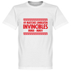 The Invincibles 49 Unbeaten T-shirt - White - XXXXL