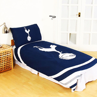 Tottenham Pulse Single Duvet Reversible (Duvet 135 x 200cm) (Pillowcase 50 x 75cm)